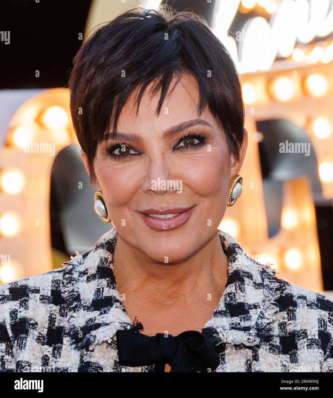 Kris Jenner arrives at the Chanel Cruise 2022/2023 Fashion Show on Tuesday, May  9, 2023, at Paramount Studios in Los Angeles. (Photo by Willy Sanjuan/ Invision/AP Stock Photo - Alamy