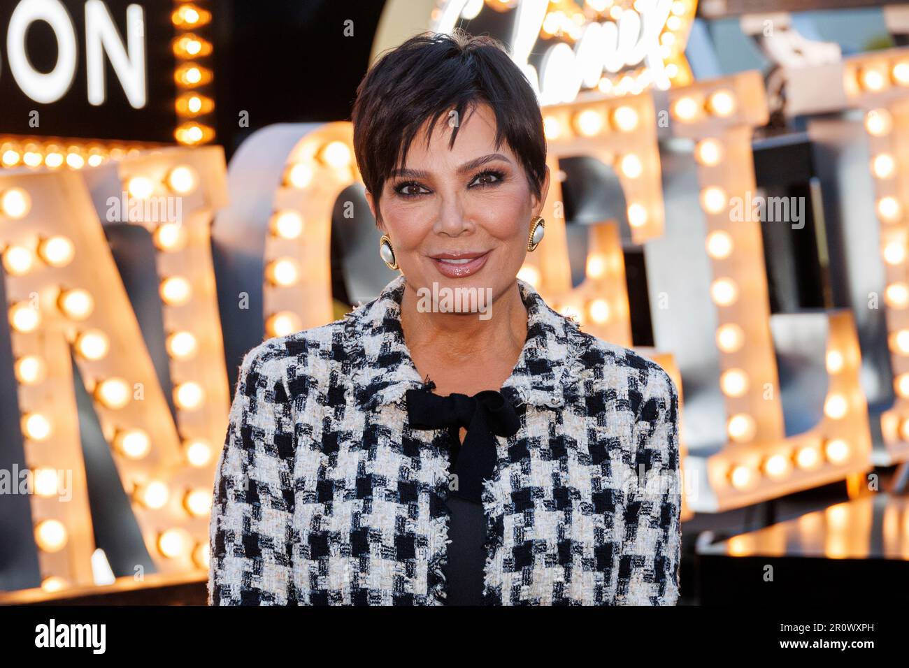 Kris Jenner arrives at the Chanel Cruise 2022/2023 Fashion Show on Tuesday,  May 9, 2023, at Paramount Studios in Los Angeles. (Photo by Willy  Sanjuan/Invision/AP Stock Photo - Alamy