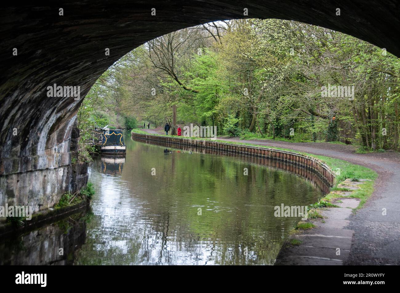 Around the UK - Leeds to Liverpool Canal Stock Photo