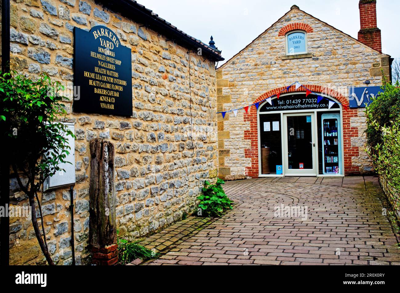 Barkers Yard, Helmsley, North Yorkshire, England Stock Photo Alamy