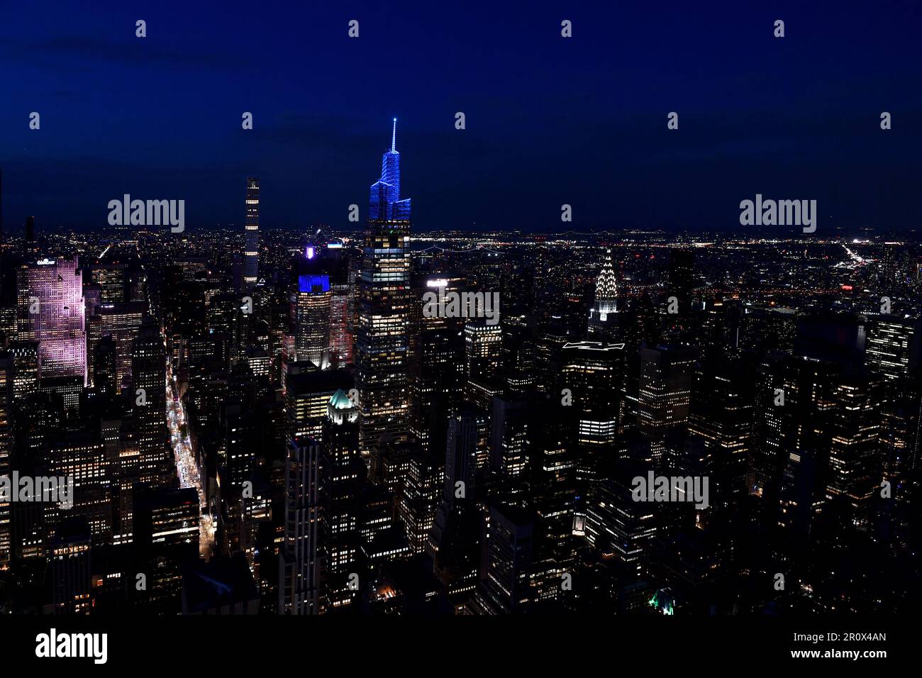 New York seen from the Empire State Building - Street Scene New York ...