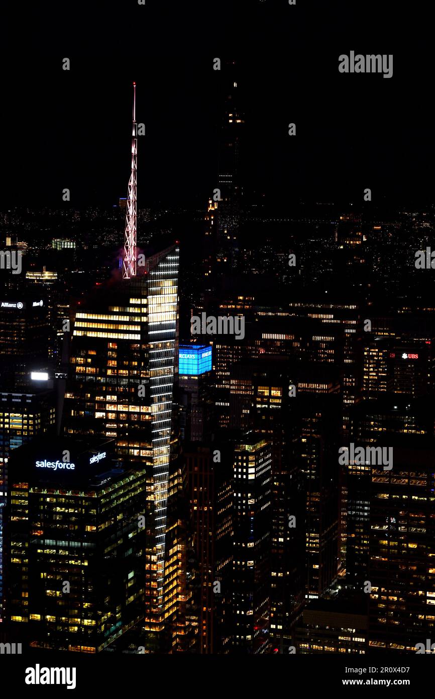New York seen from the Empire State Building - Street Scene New York ...