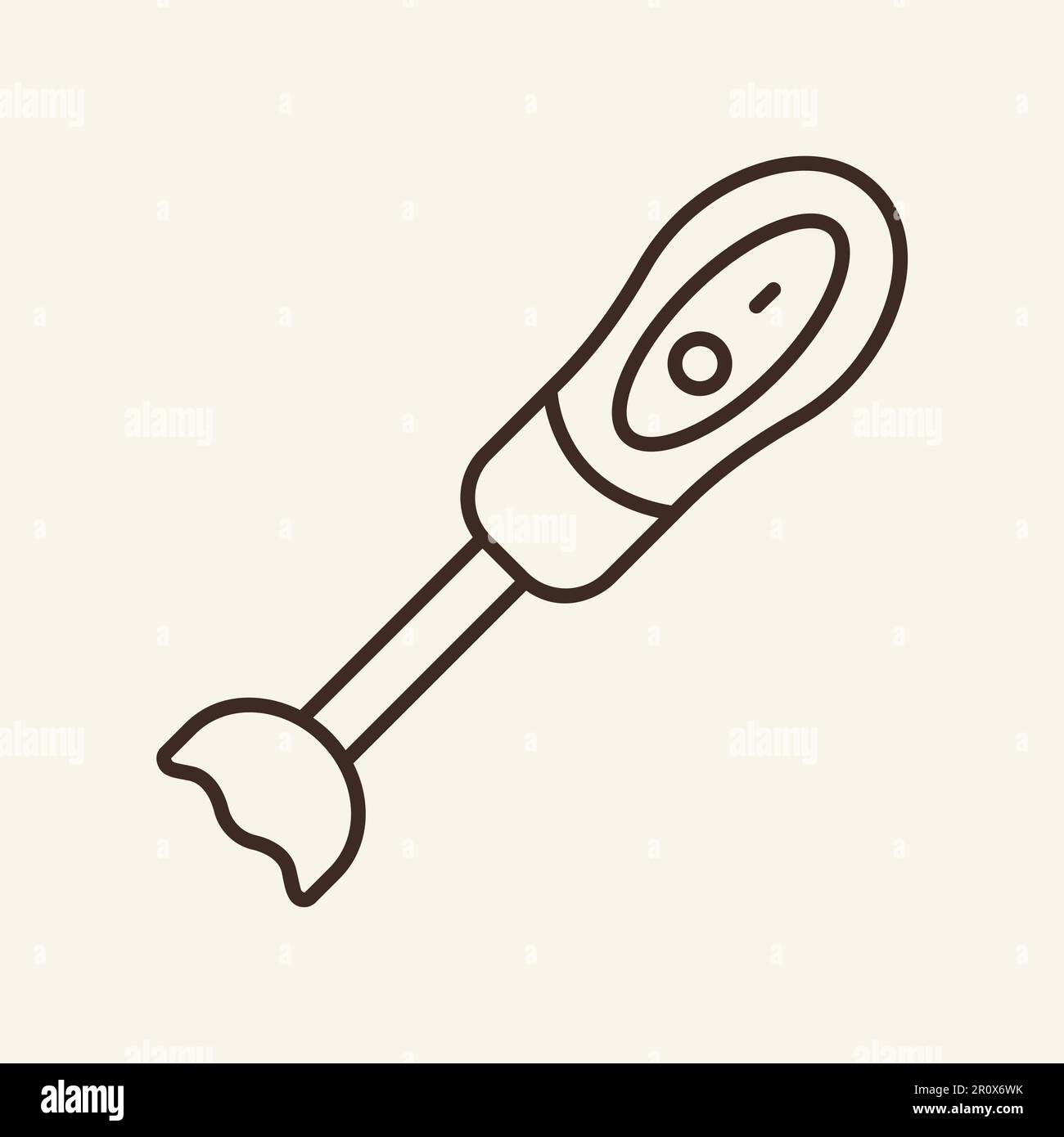 Hand blender line icon Stock Vector Image & Art Alamy
