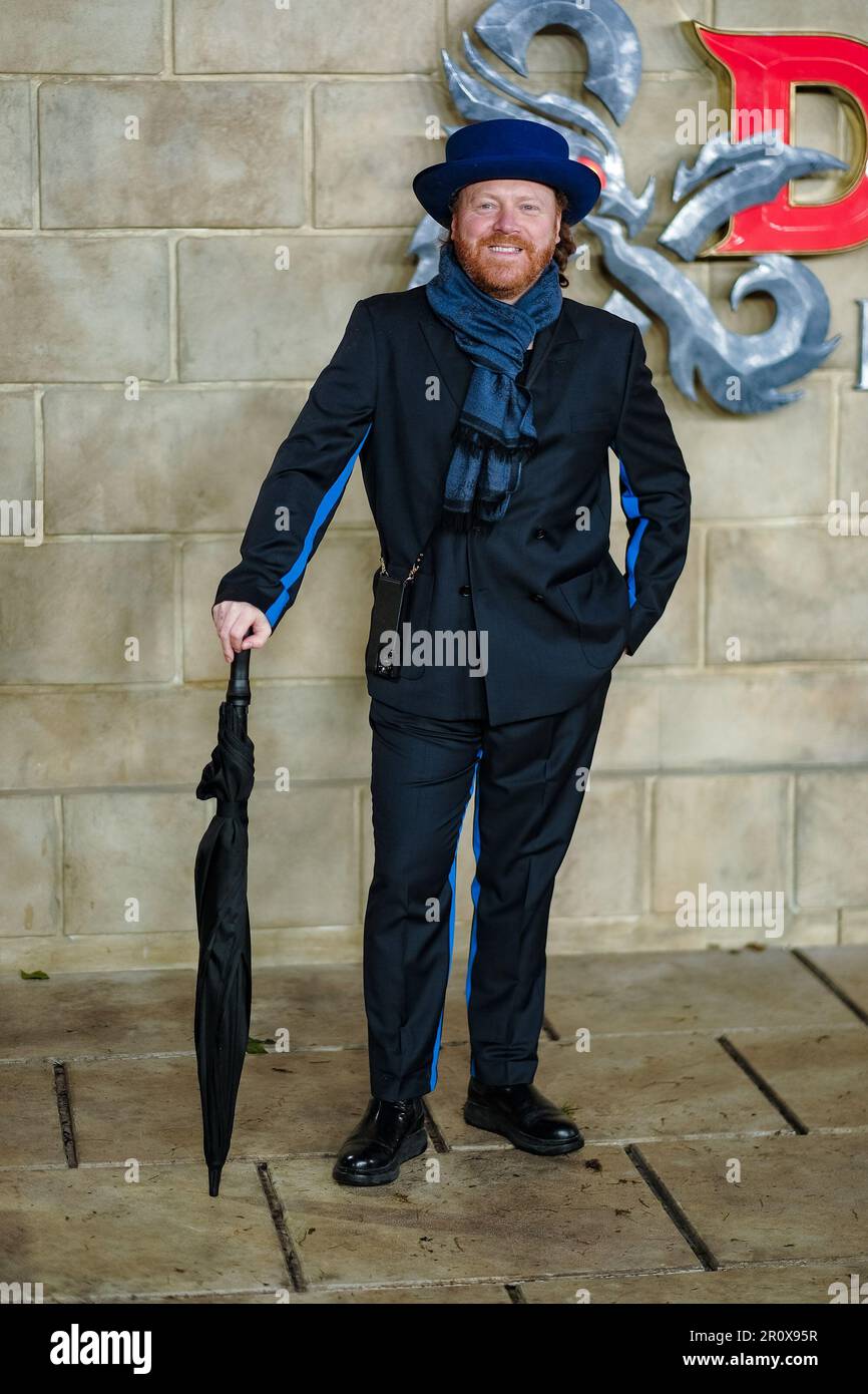Leigh Francis photographed attending the Dungeons and Dragons UK Premiere at Cineworld Leicester Square in London, on 23 March 2023 . Picture by Julie Edwards. Stock Photo