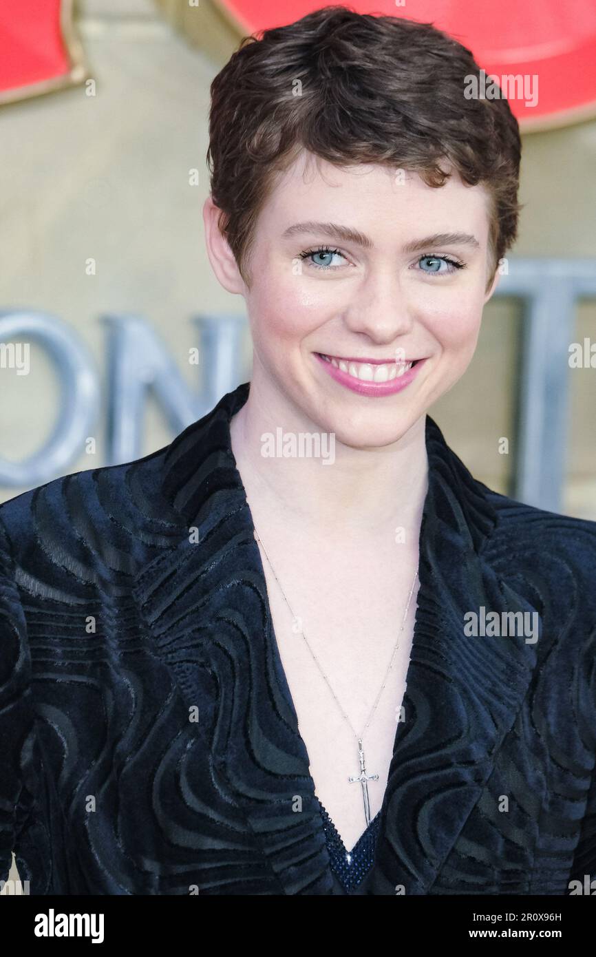 Sophia Lillis photographed attending the Dungeons and Dragons UK Premiere at Cineworld Leicester Square in London, on 23 March 2023 . Picture by Julie Edwards. Stock Photo