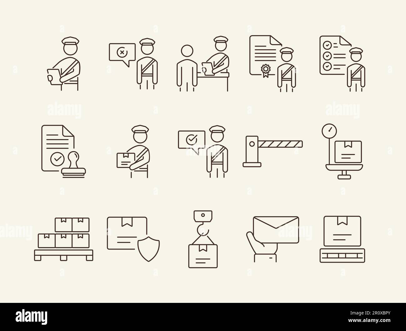 Airport toll road Stock Vector Images - Alamy