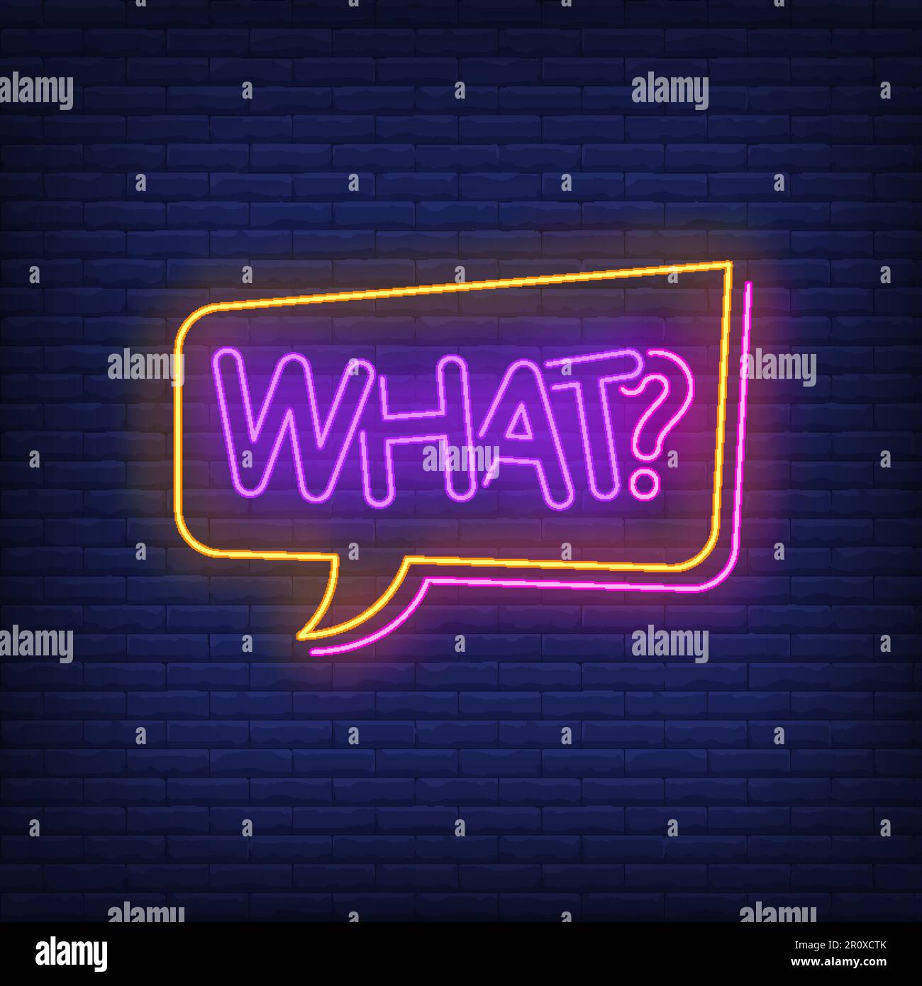 Question mark neon symbol light Stock Vector Images - Alamy