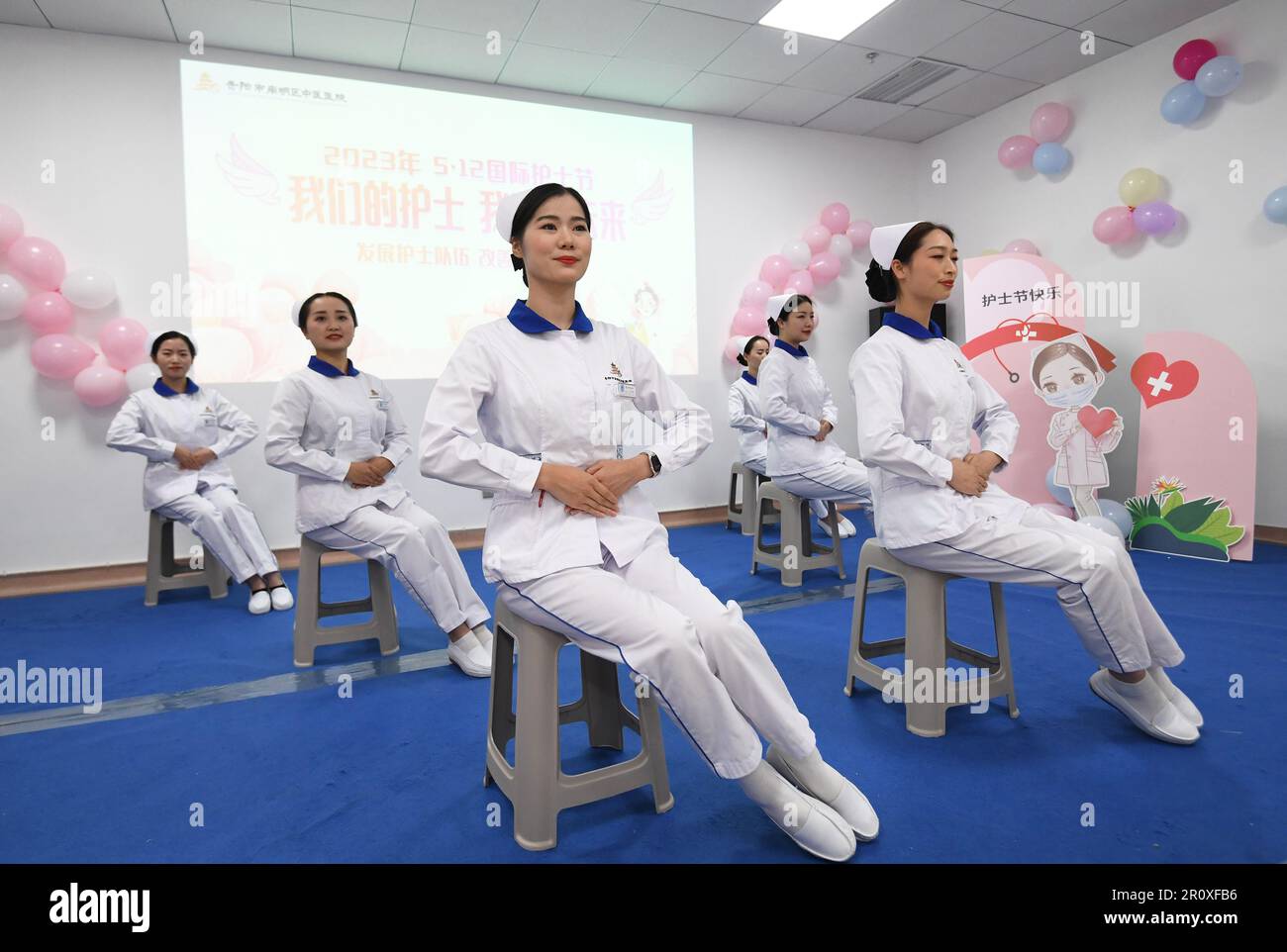 GUIYANG, CHINA - MAY 10, 2023 - Nurses from the Hospital of Traditional ...