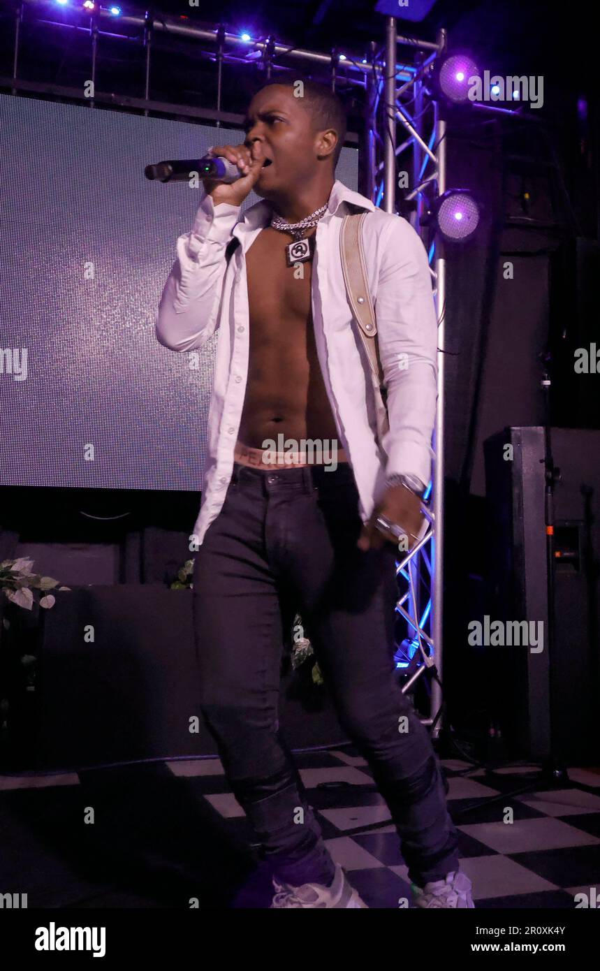 Los Angeles, Ca. 9th May, 2023. Dante Brown at the Jovan Armand Music Release Party at Club Bahia in Los Angeles, California on May 9, 2023. Credit: Faye Sadou/Media Punch/Alamy Live News Stock Photo