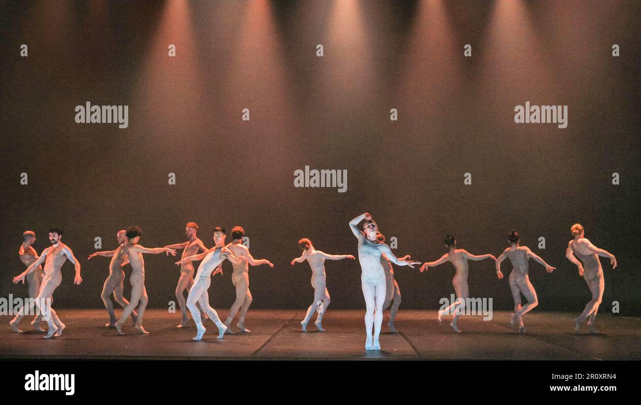 London, UK. 10th May, 2023. A dress rehearsal scene from SAABA ...