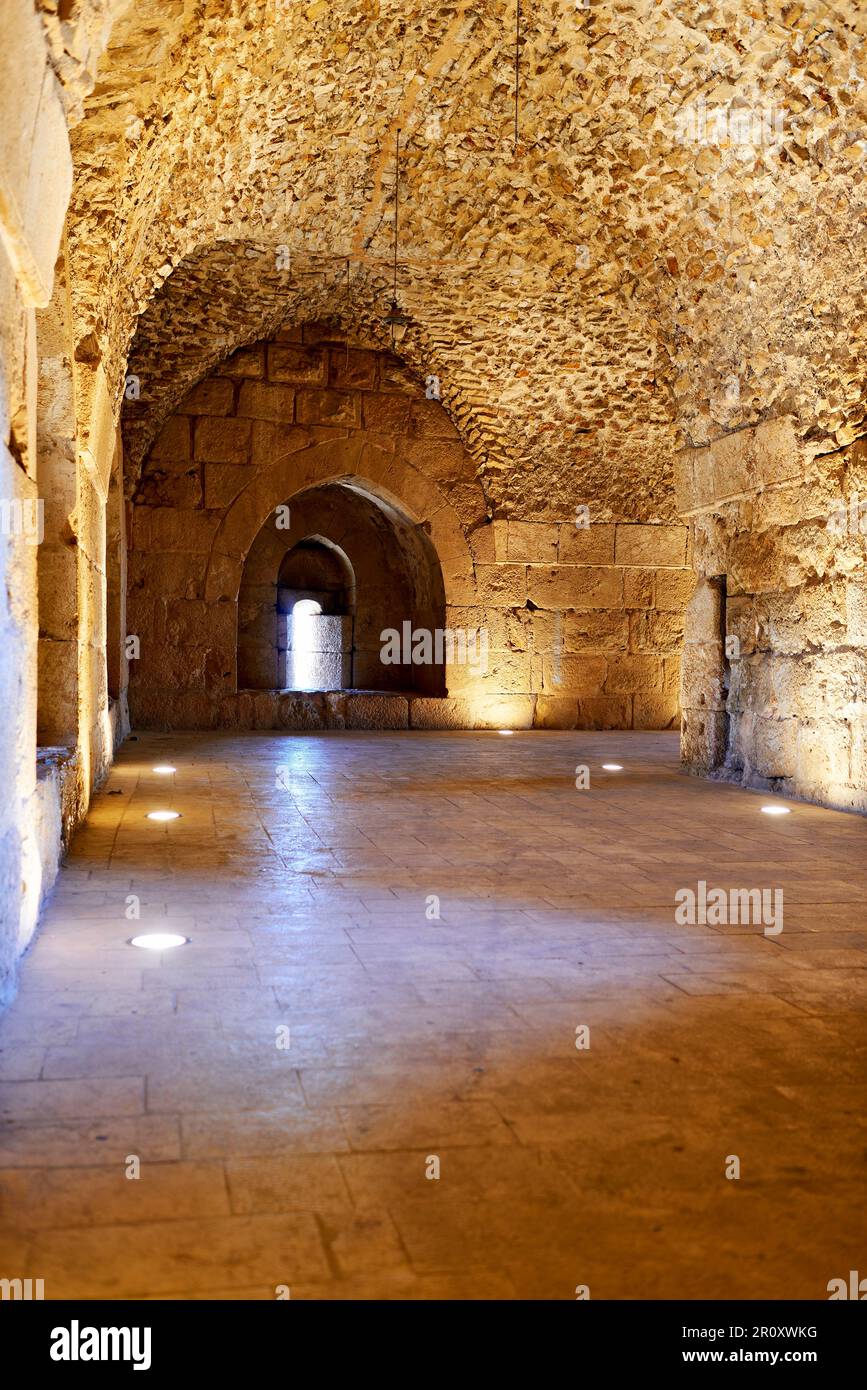 Jordan. Ajloun castle Stock Photo