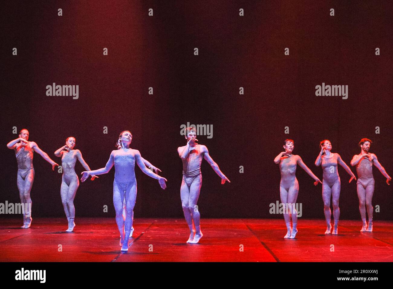 London, UK. 10th May, 2023. A dress rehearsal scene from SAABA ...