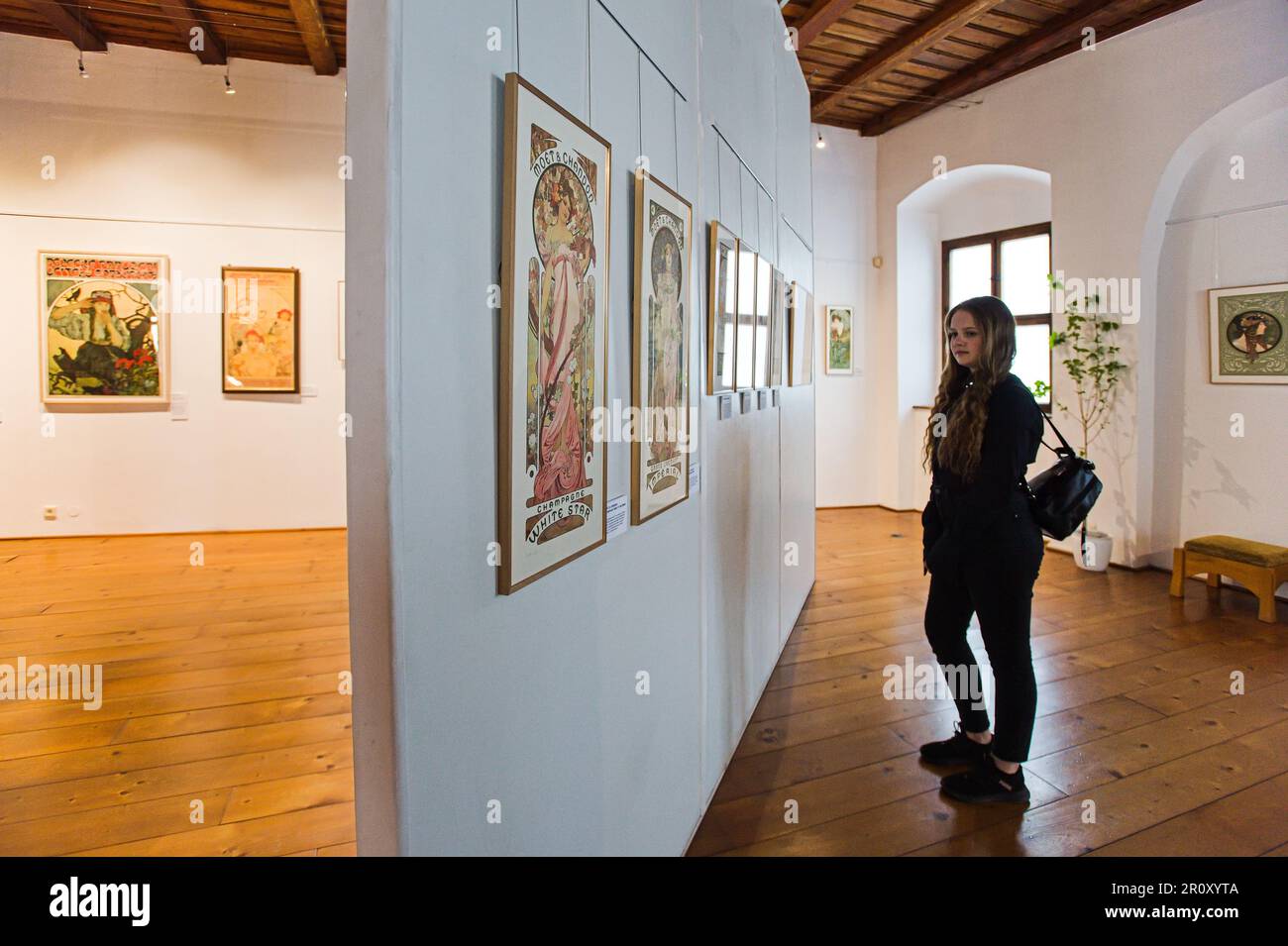 Exhibition on world of flowers within Mucha trail opens by Mucha's