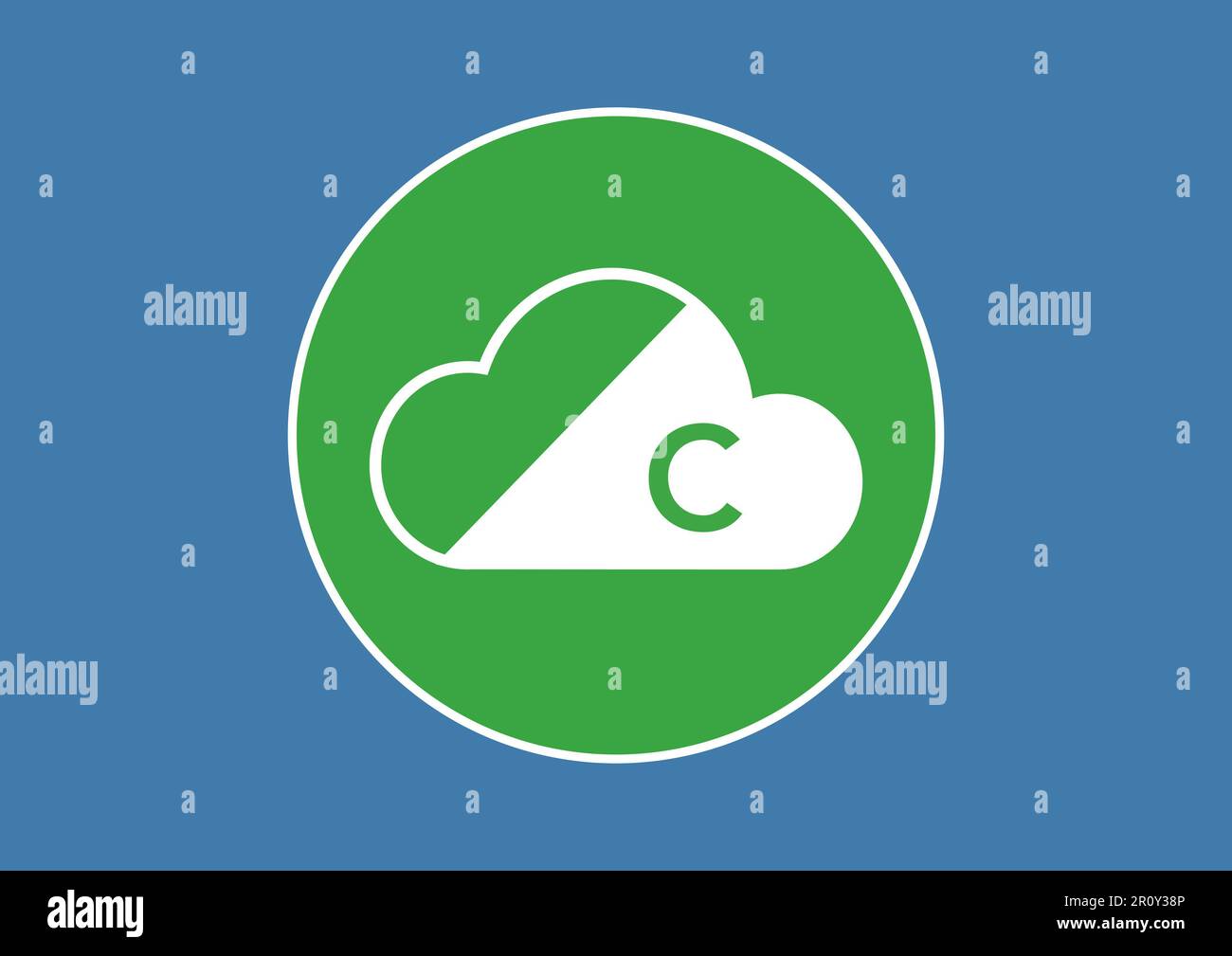 Clean air zone logo for vehicles meeting the emission requirements Stock Photo Alamy