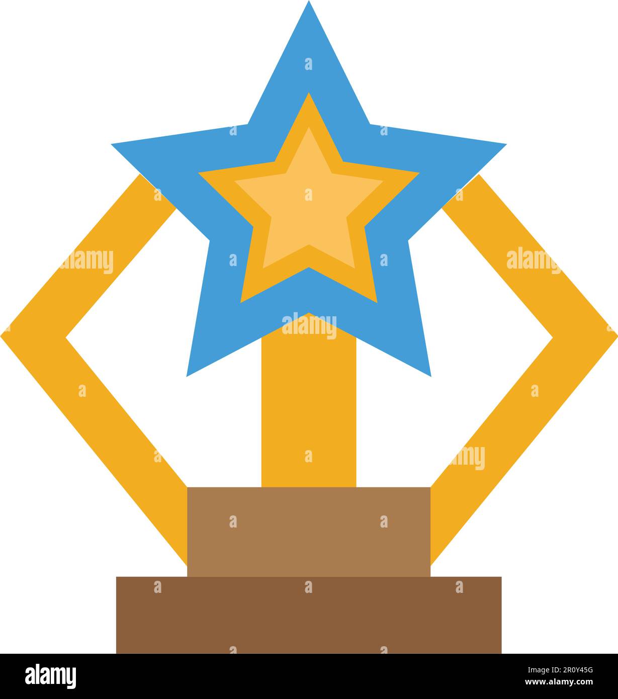 Awards icon vector image. Suitable for mobile apps, web apps and print media. Stock Vector