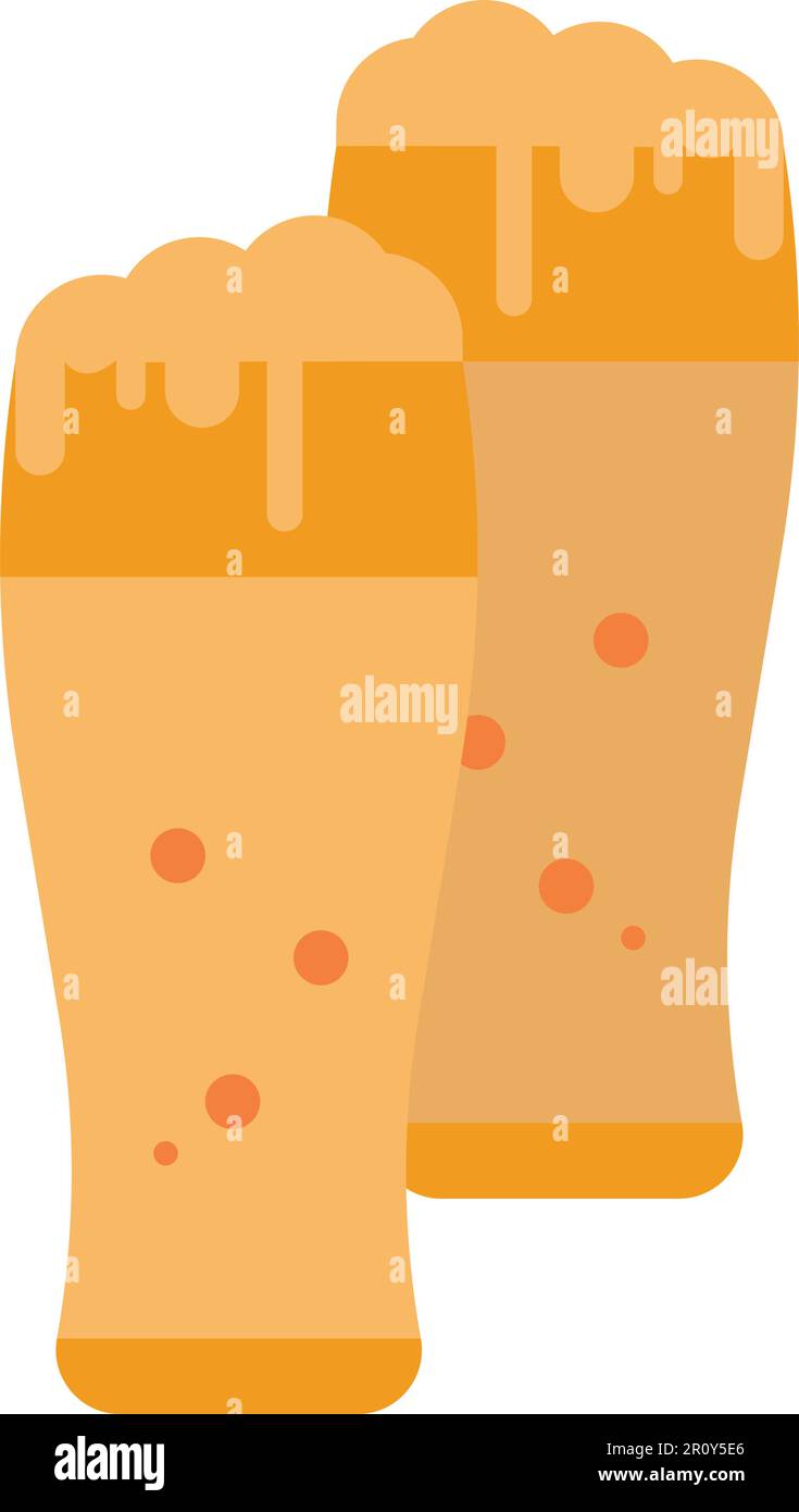Beers icon vector image. Suitable for mobile apps, web apps and print media. Stock Vector