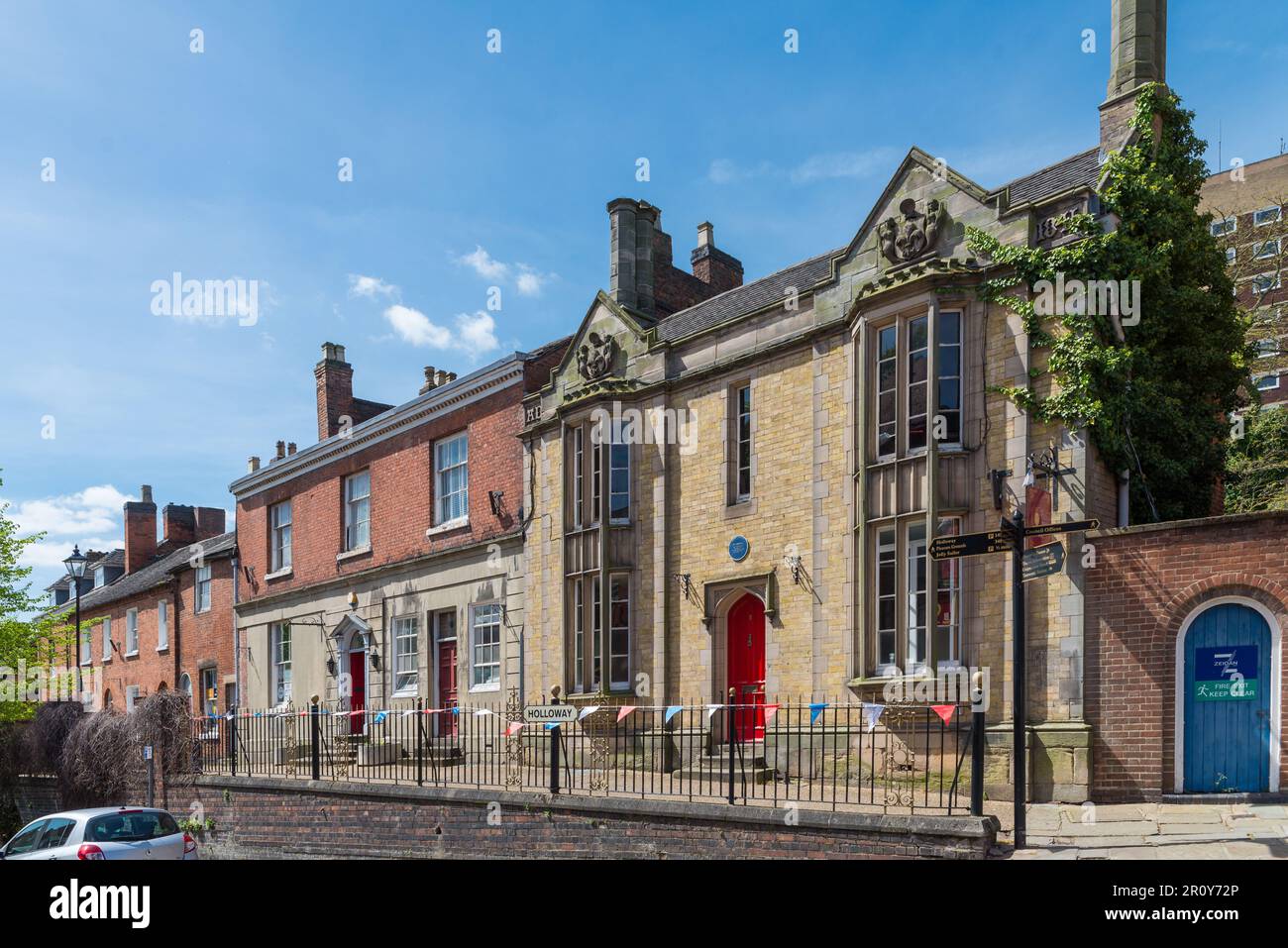 The Bank House in Holloway, Tamworth was built in 1845 to house the