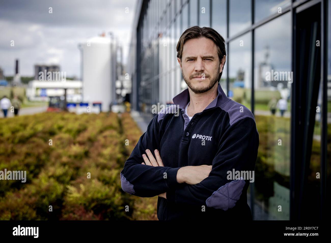 BERGEN OP ZOOM - Portrait of Kees Aarts (CEO and founder) of Protix, the largest insect farm in the world. The larvae of this fly are very rich in protein. ANP ROBIN VAN LONKHUIJSEN netherlands out - belgium out Stock Photo
