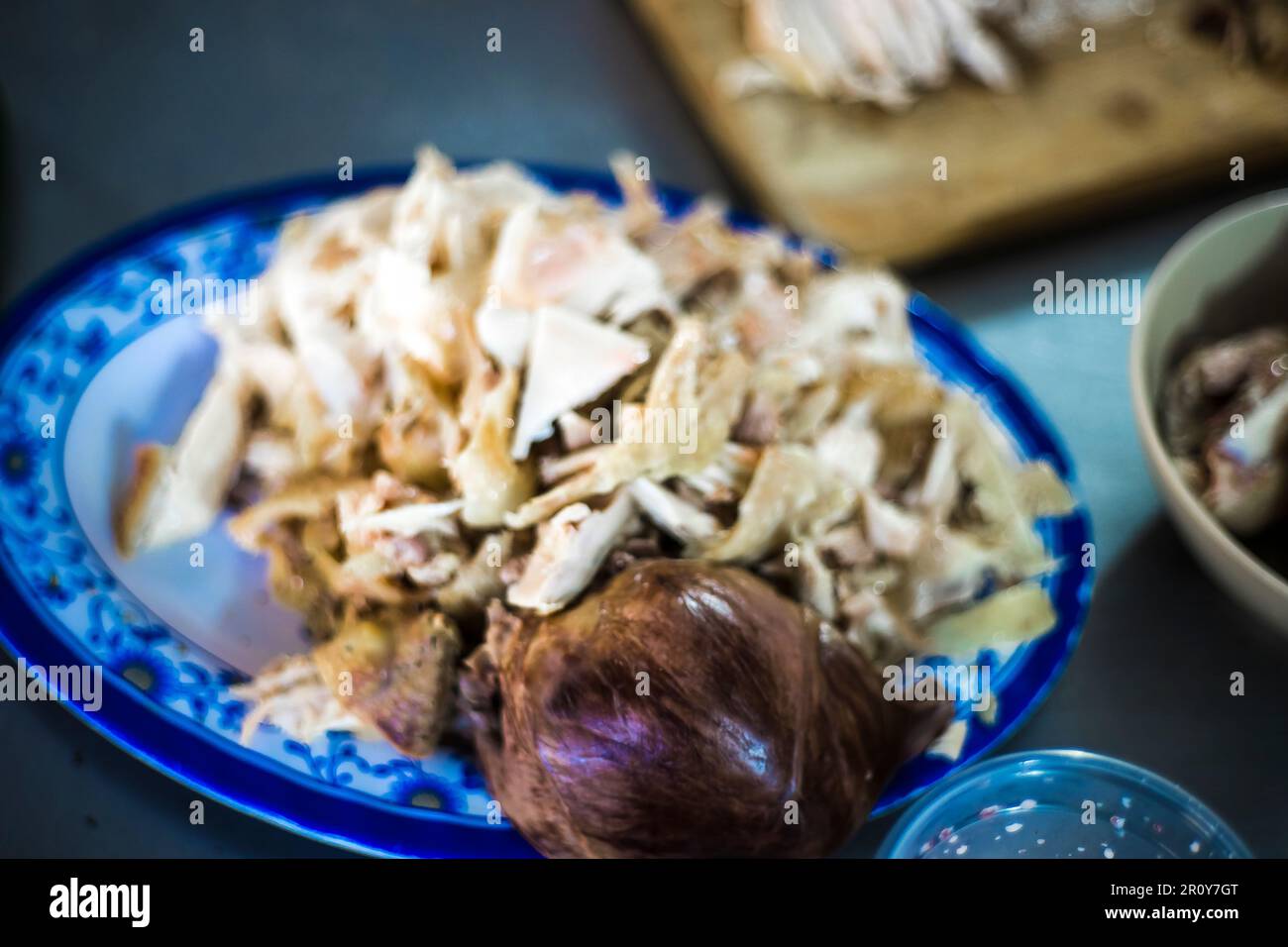 Vietnamese food has characteristics that very few people know, the taste is very good, the seasoning is suitable for the taste of the eater Stock Photo