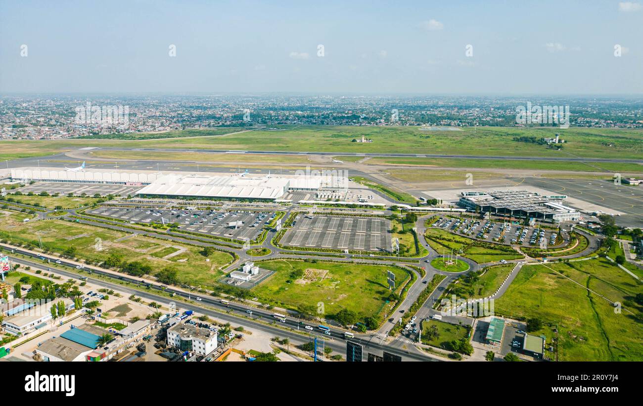 Aerial view lush green grass hi-res stock photography and images - Alamy