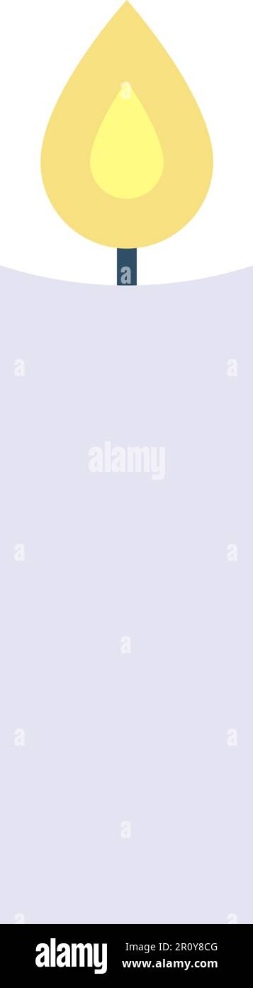 Candle icon vector image. Suitable for mobile apps, web apps and print media. Stock Vector