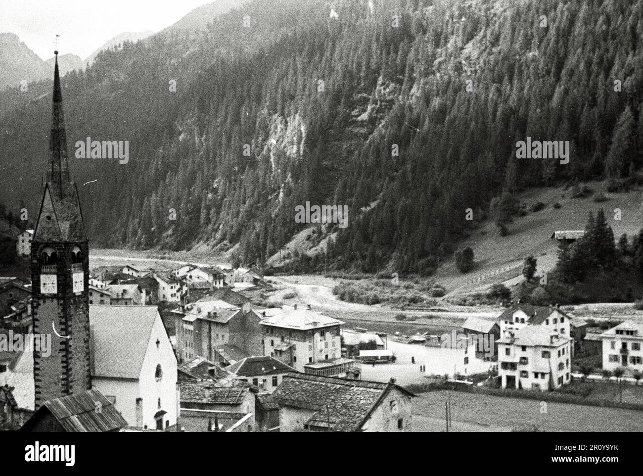 Veneto - Cortina d'Ampezzo 1938 Stock Photo