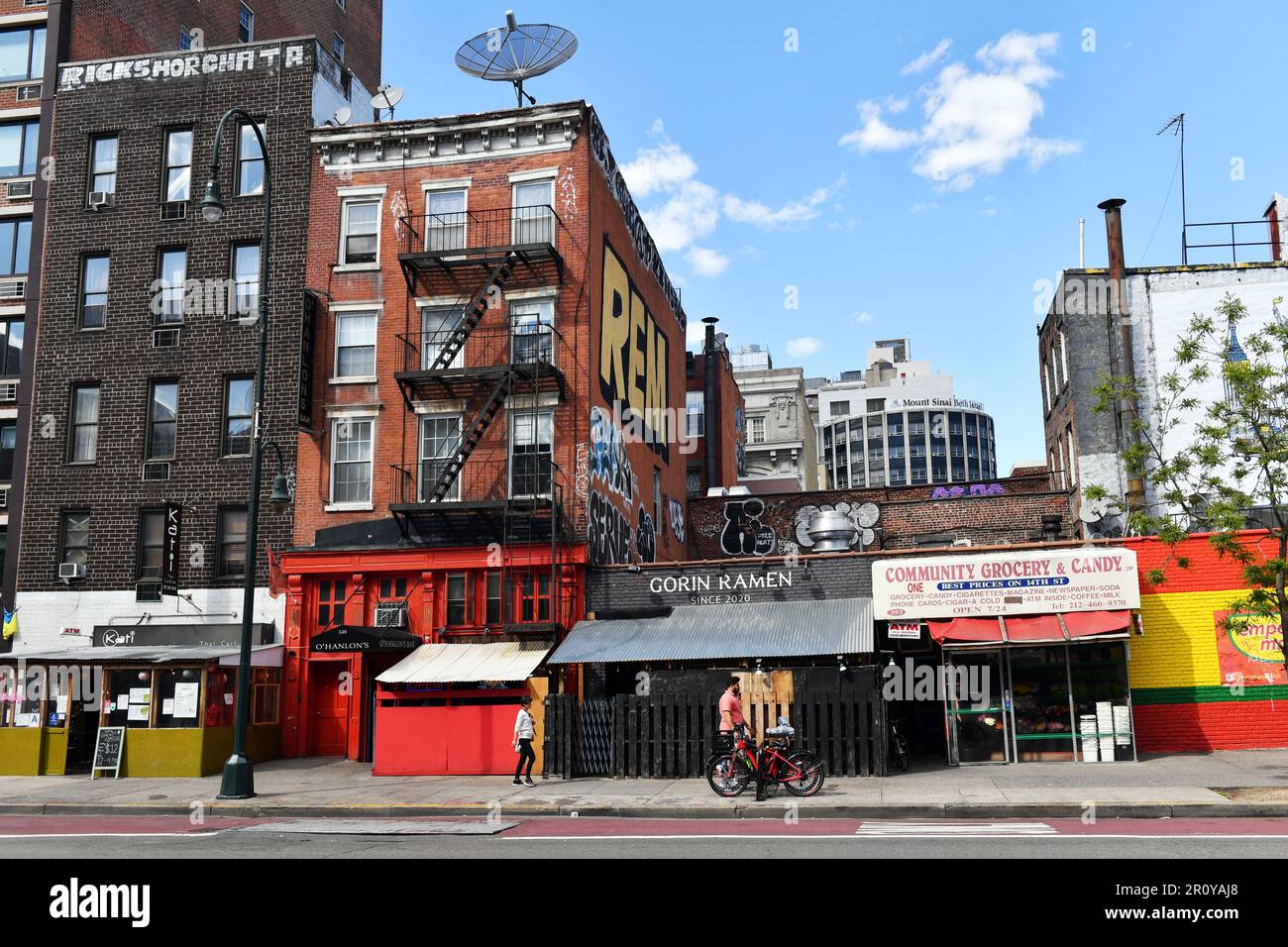 Street Scene of New York City - USA Stock Photo