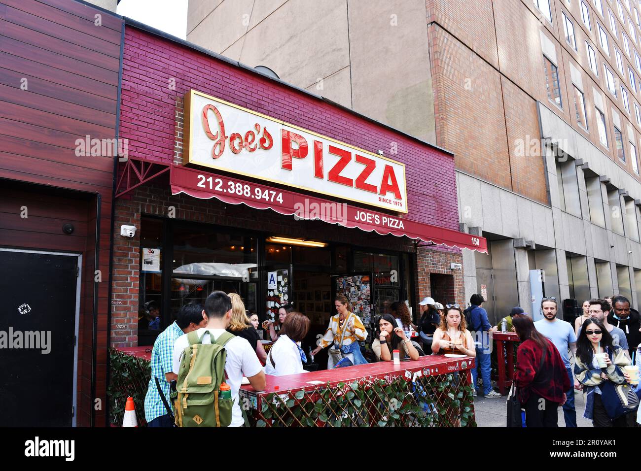 Joe's Pizza em Manhattan, Nova Iorque, Estados Unidos da América