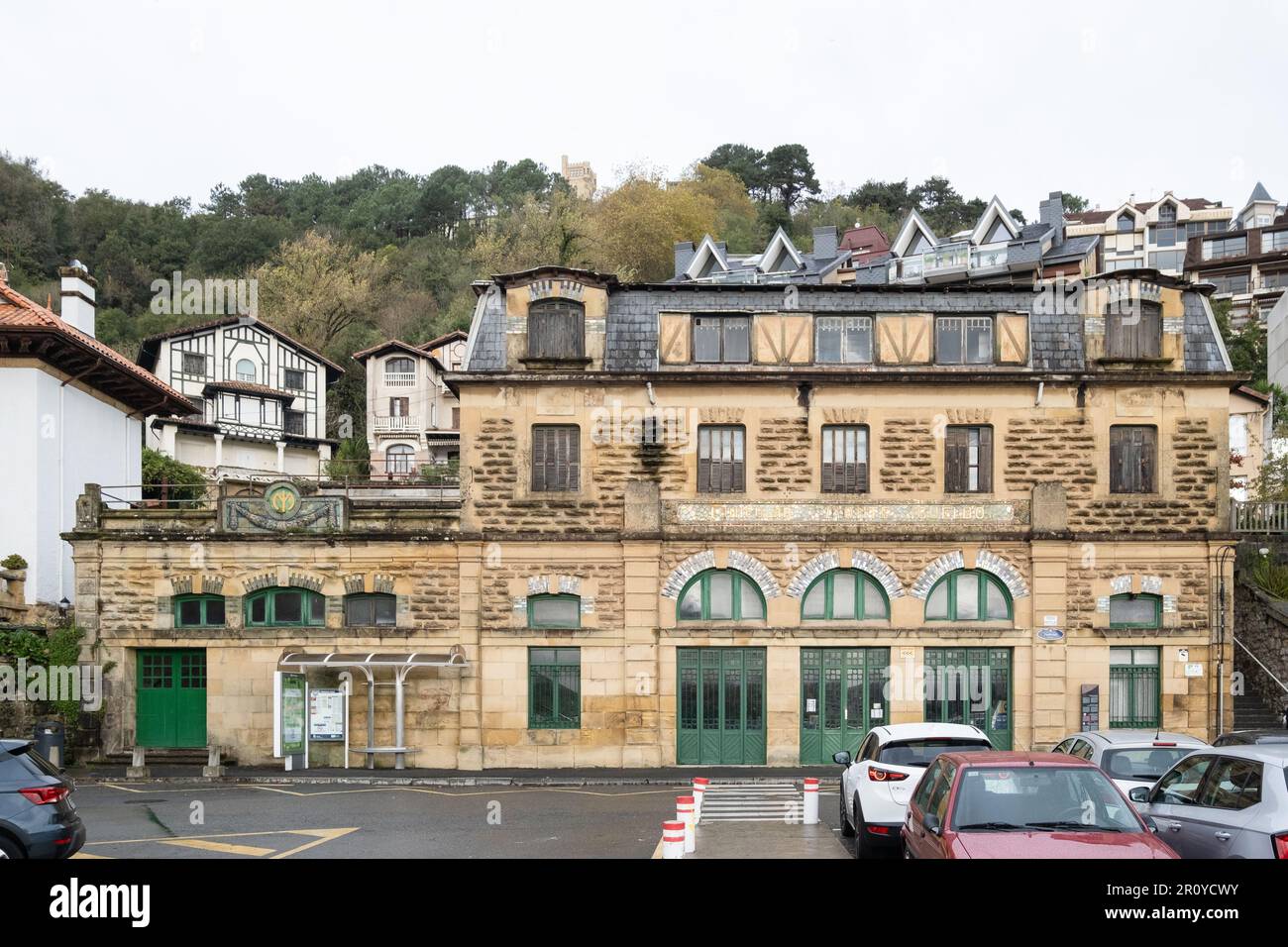 Funicular Monte Igueldo station, Donostia San Sebastian, Basque Country