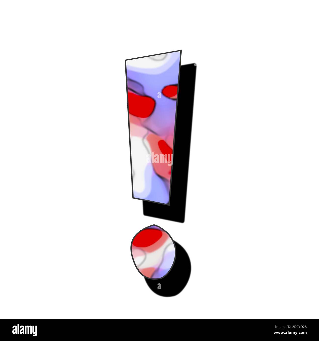 Exclamation mark graffiti Stock Photo Alamy