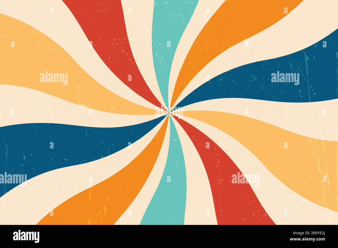 Retro sunburst abstract background, vintage illustration abstract background Stock Vector