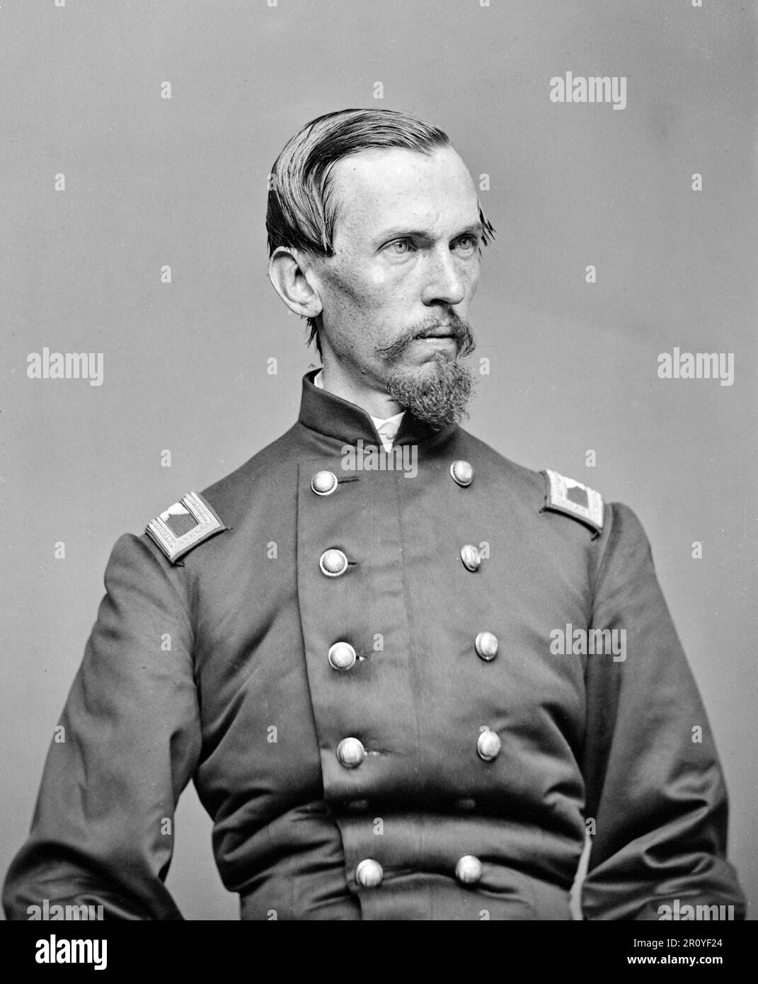 Michael Corcoran. Portrait of the Union Army General, Michael Corcoran (1827-1863) by Mathew Brady, c. 1860-63 Stock Photo