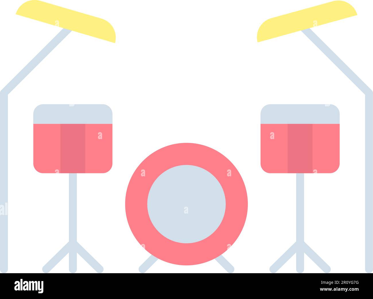 Drums icon vector image. Suitable for mobile apps, web apps and print