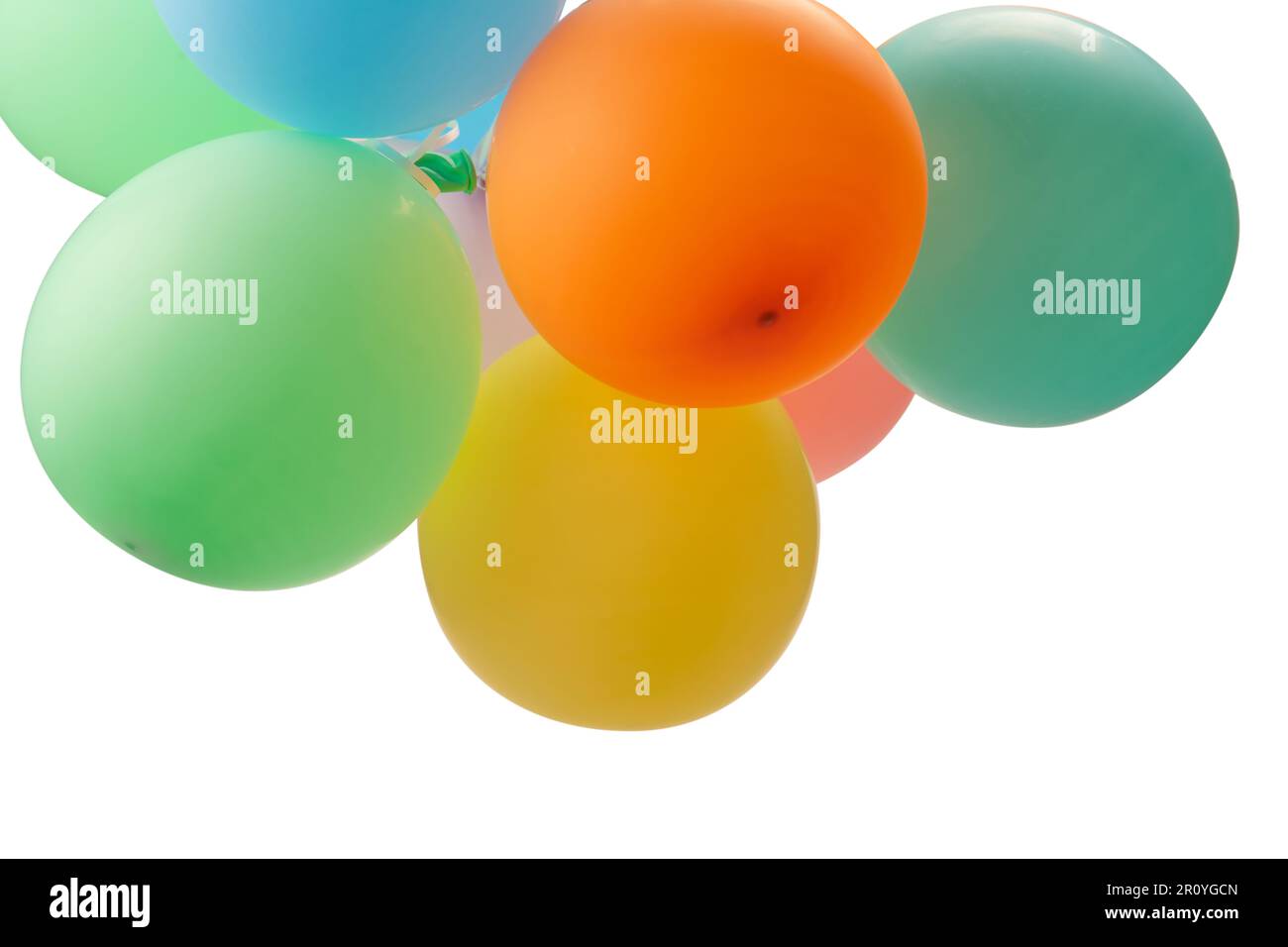 A Ballon isolated on a white background. Copy space. Stock Photo