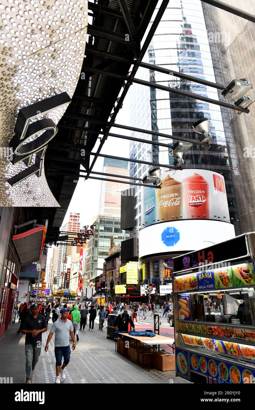 LOFT store in Times Square Street Scene New York City USA Stock
