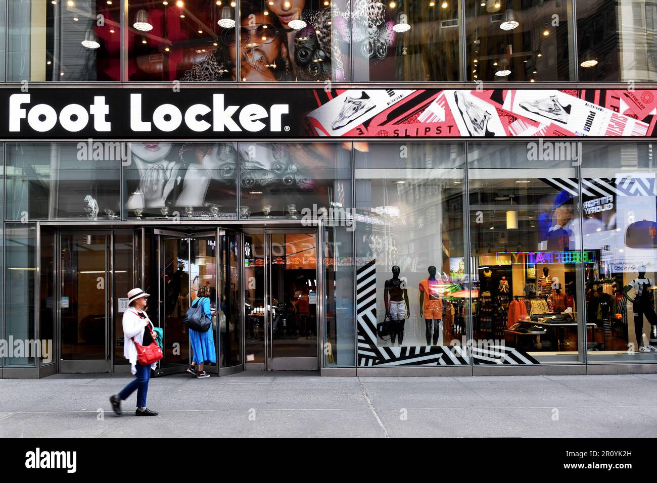 Foot Locker Store - Street Scene New York City - USA Stock Photo