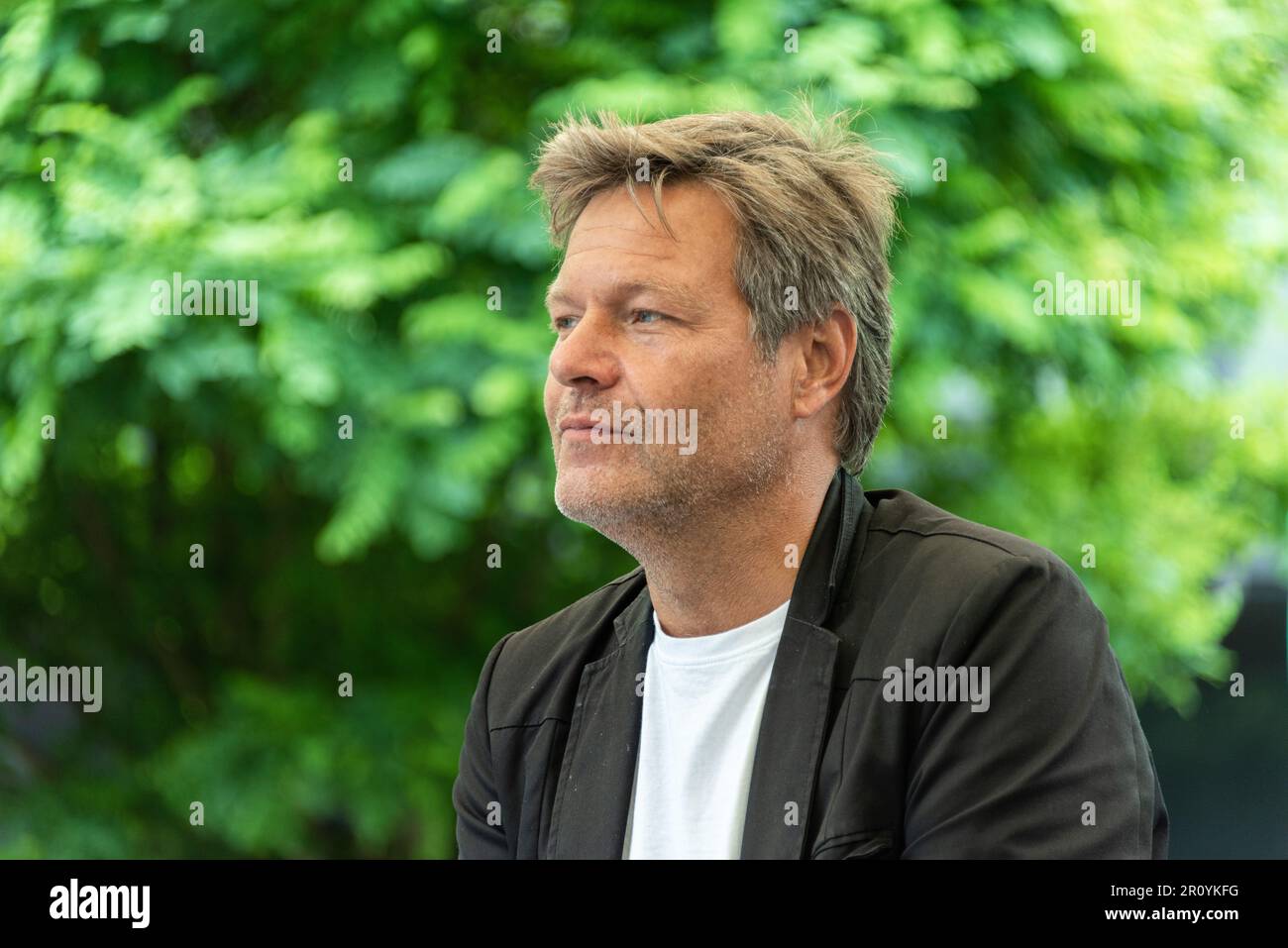 Kiel, Deutschland, 2023 Porträt des Bundes Wirtschaftsministers Dr. Robert Habeck in Kiel bei einer Veranstaltung Stock Photo