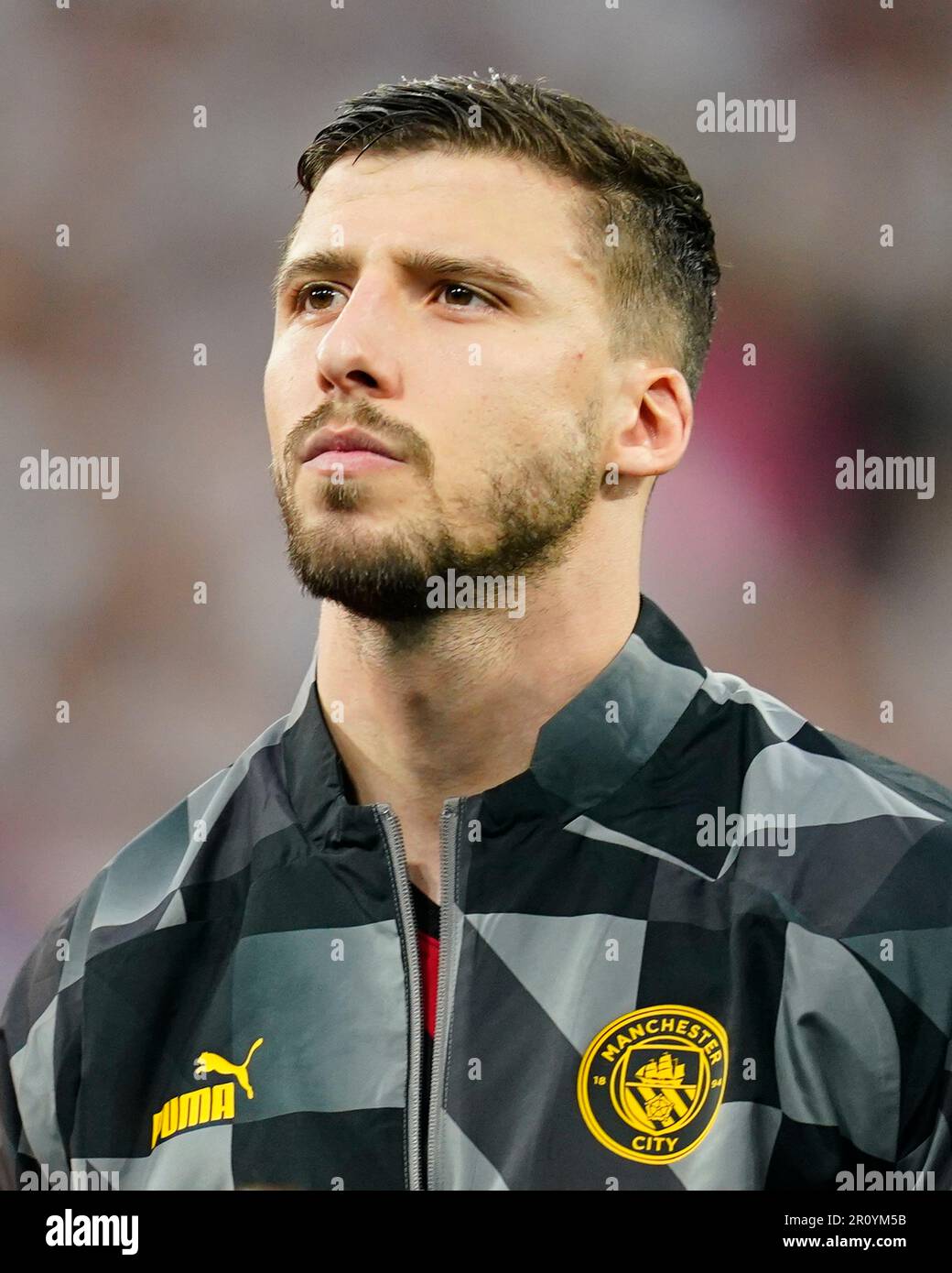Madrid, Spain. May 9, 2023, Ruben Dias of Manchester City during the La