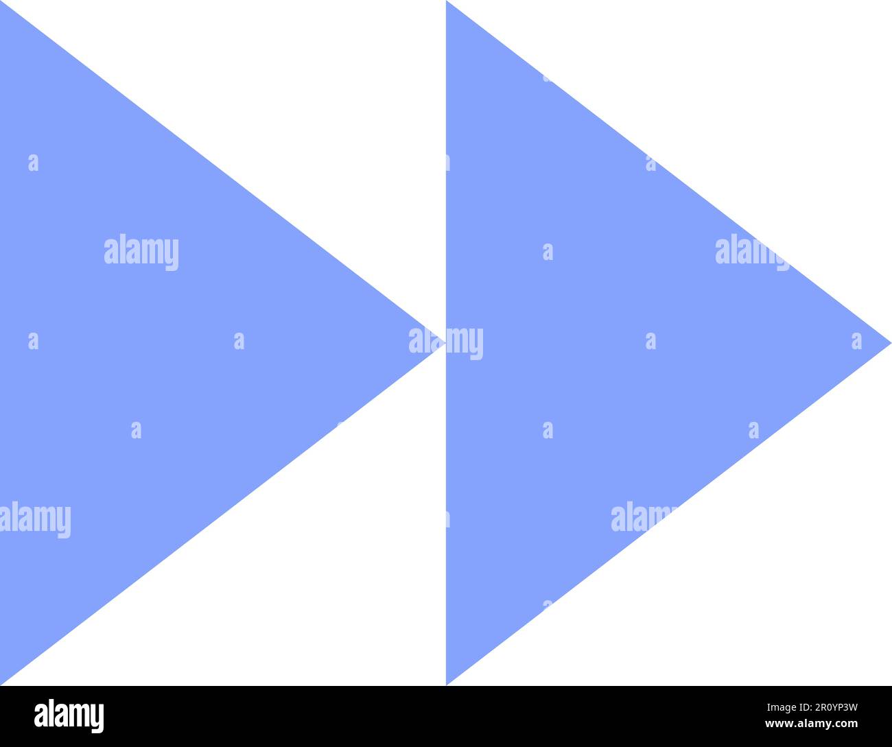 Forward icon vector image. Suitable for mobile apps, web apps and print media. Stock Vector