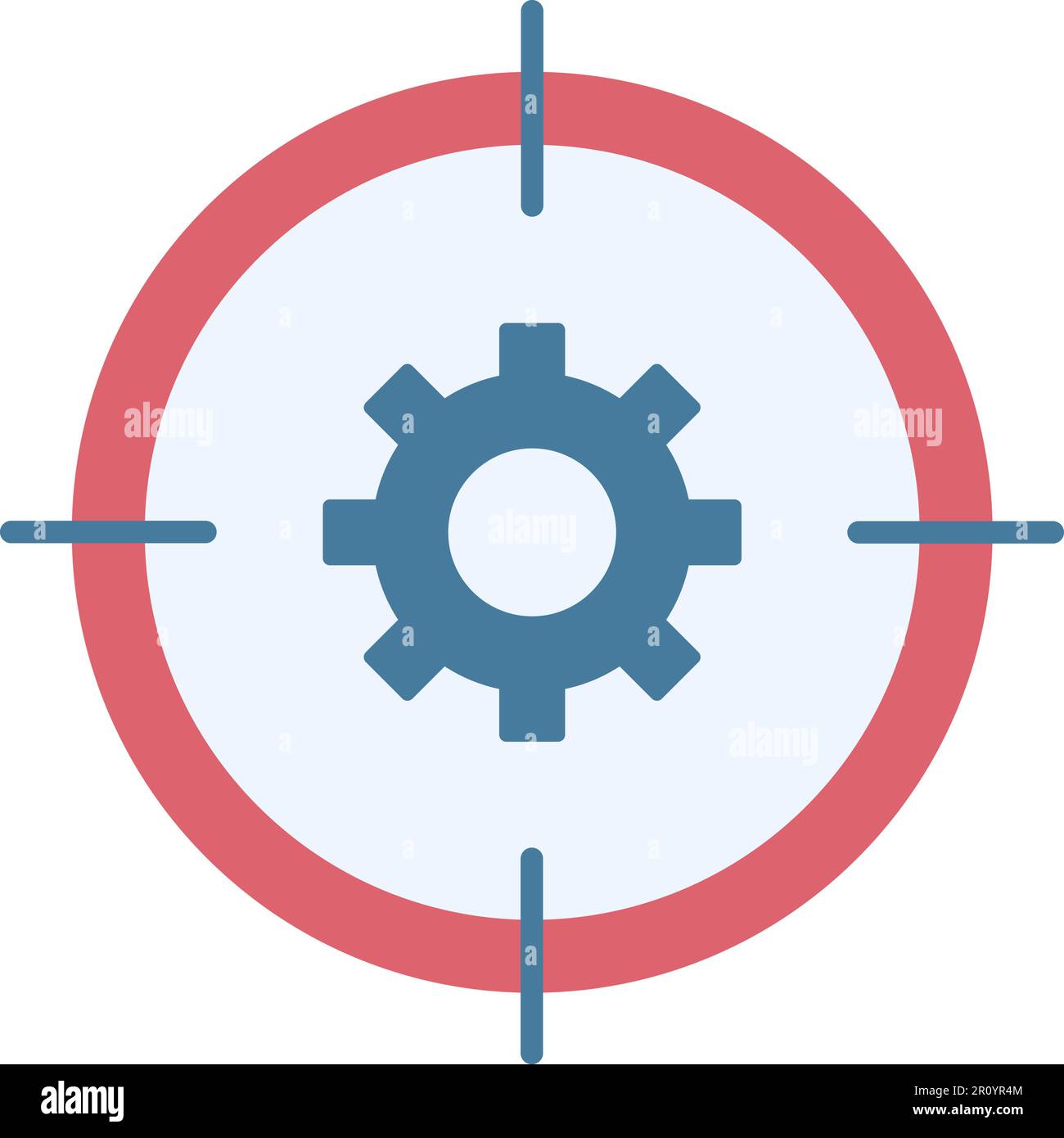 Goals Management icon vector image. Suitable for mobile apps, web apps and print media. Stock Vector