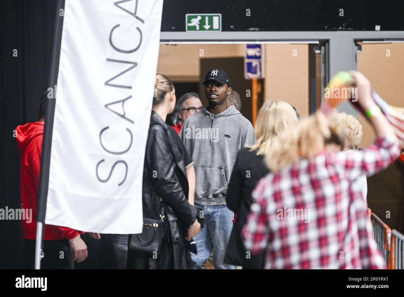 Antwerp, Belgium. 10th May, 2023. Former Antwerp Giants player and now ...