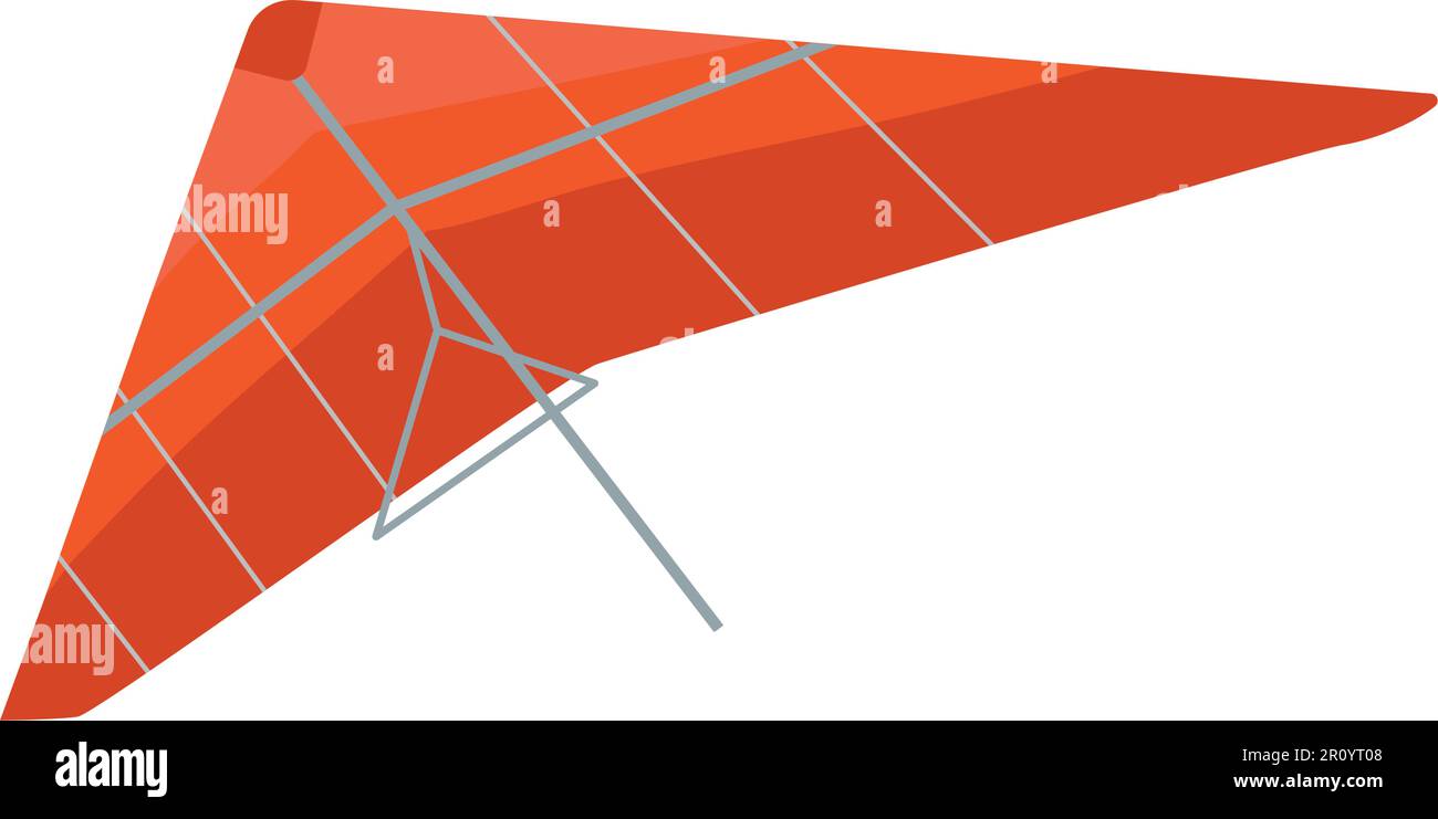 Hang Glider icon vector image. Suitable for mobile apps, web apps and print media. Stock Vector
