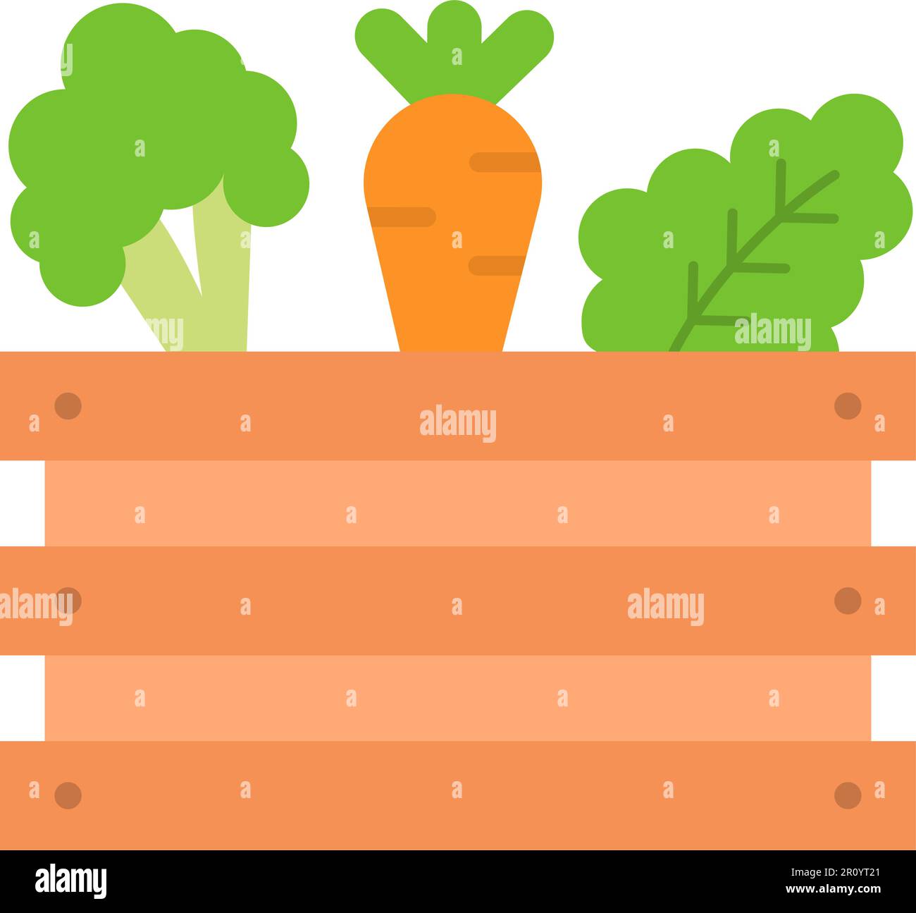 Harvested Vegetable icon vector image. Suitable for mobile apps, web apps and print media. Stock Vector