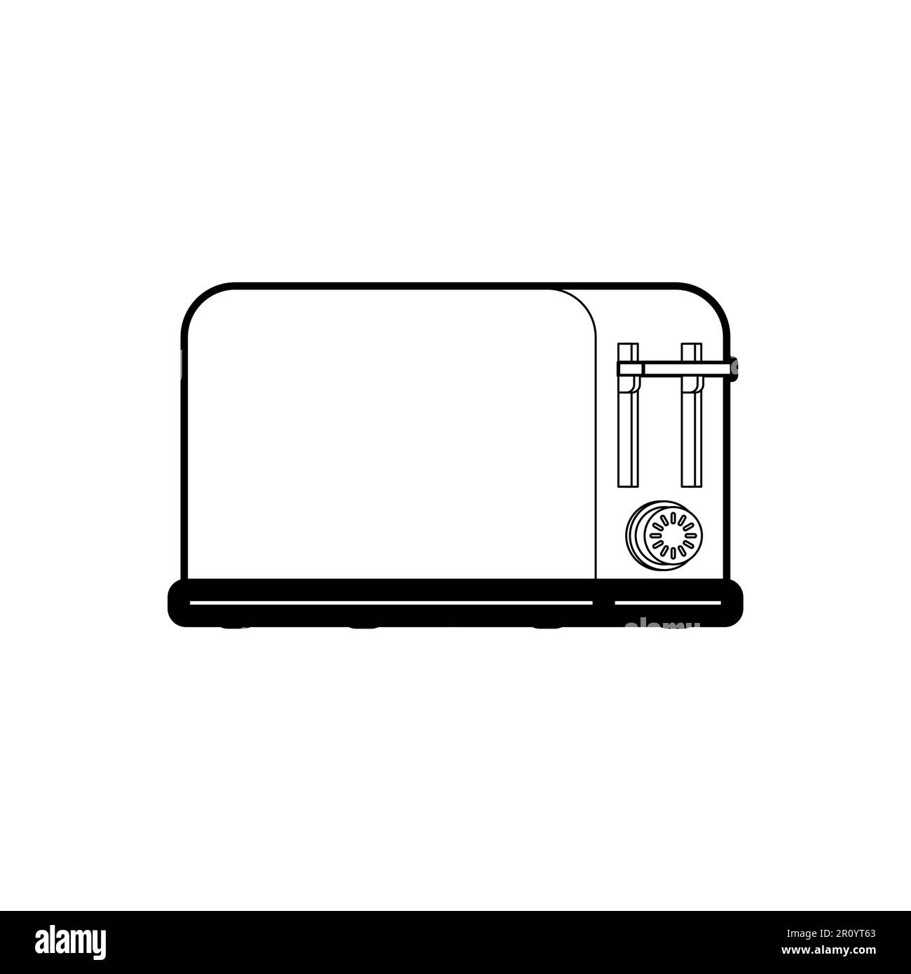 Toaster isolated icon sign. Vector illustration Stock Vector