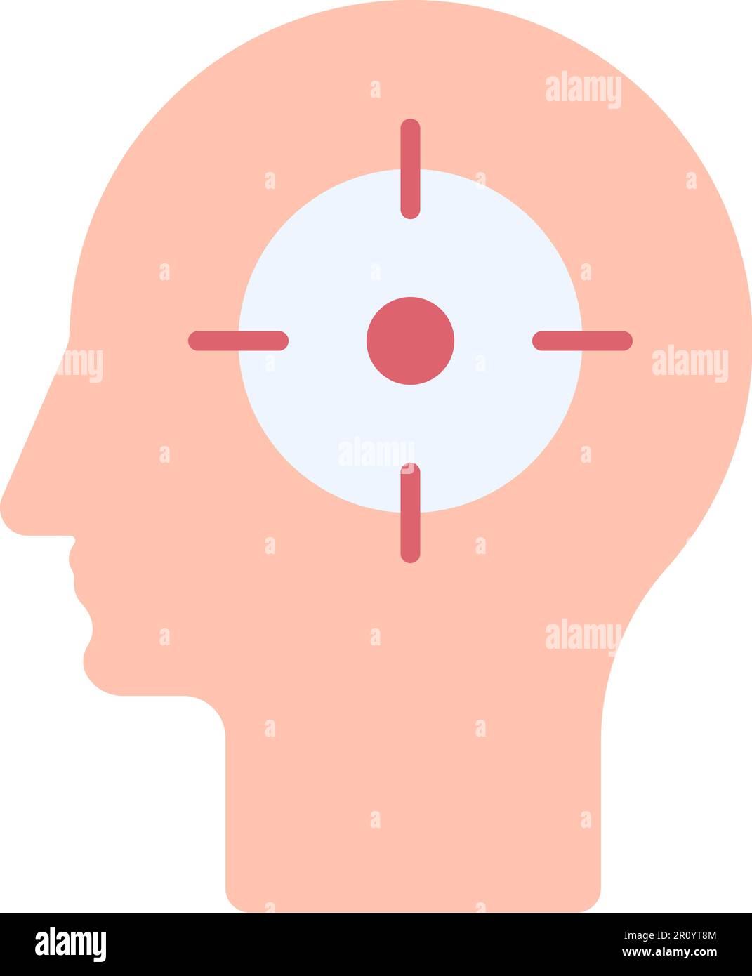 Head Hunting icon vector image. Suitable for mobile apps, web apps and print media. Stock Vector