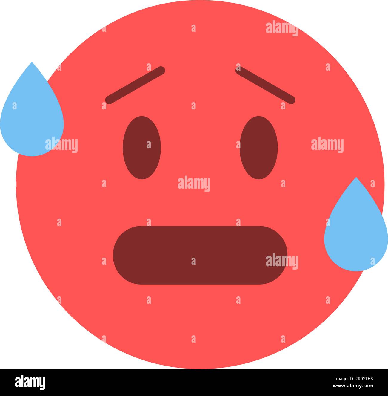 hot emoji face character icon Stock Vector Image & Art - Alamy