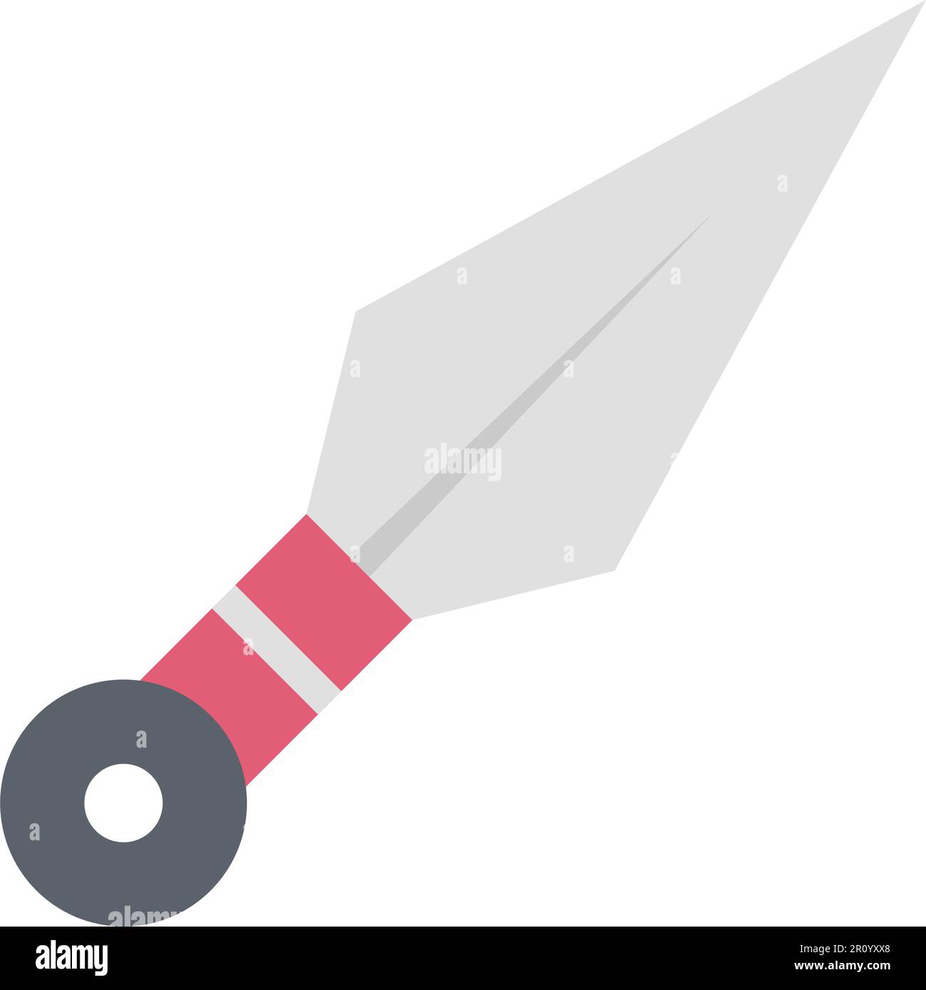 Kunai icon vector image. Suitable for mobile apps, web apps and print media. Stock Vector