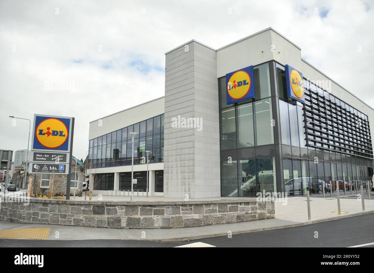 Lidl store, Limerick city. Ireland Stock Photo - Alamy