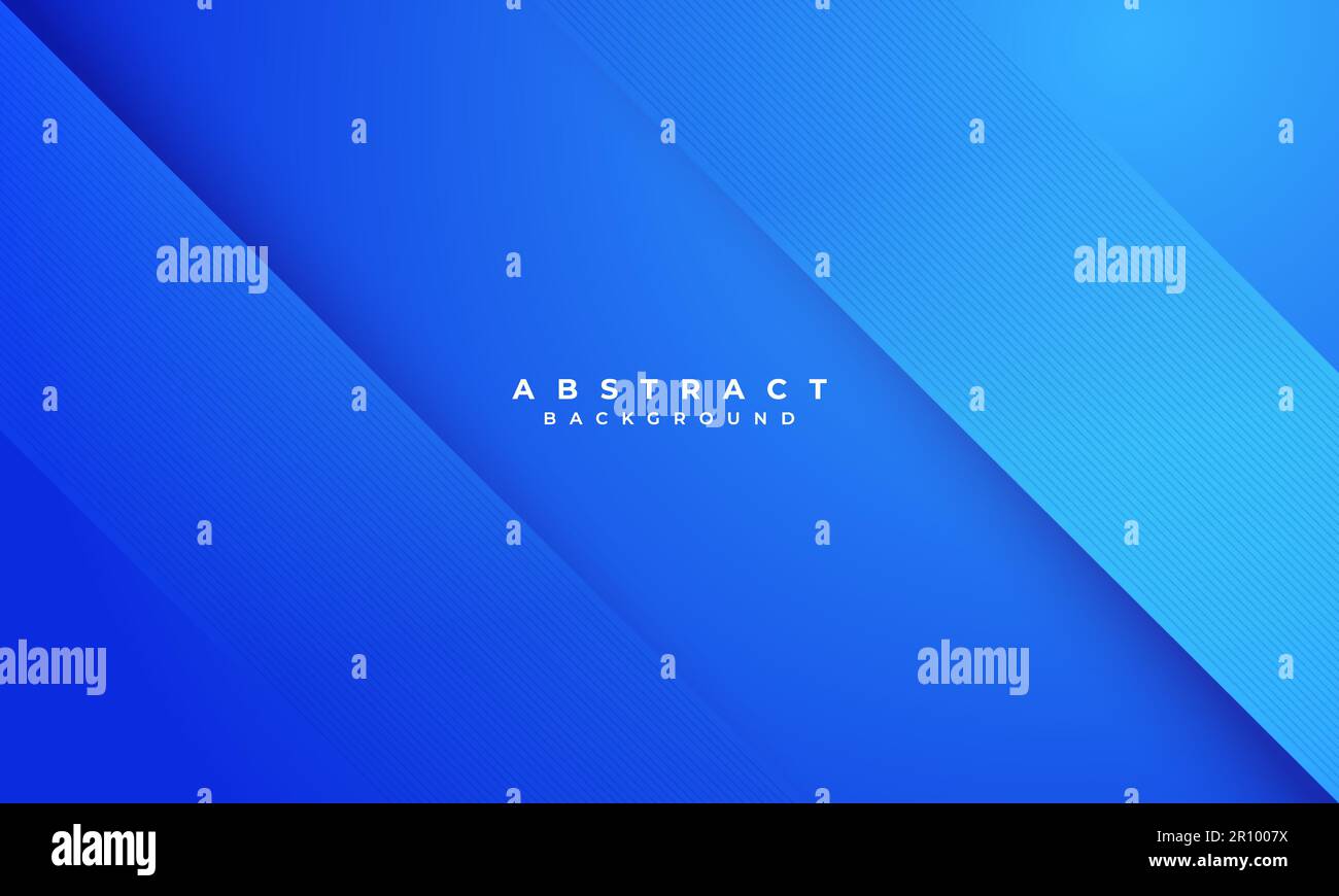 Abstract blue arrow glowing with lighting and line grid on blue ...