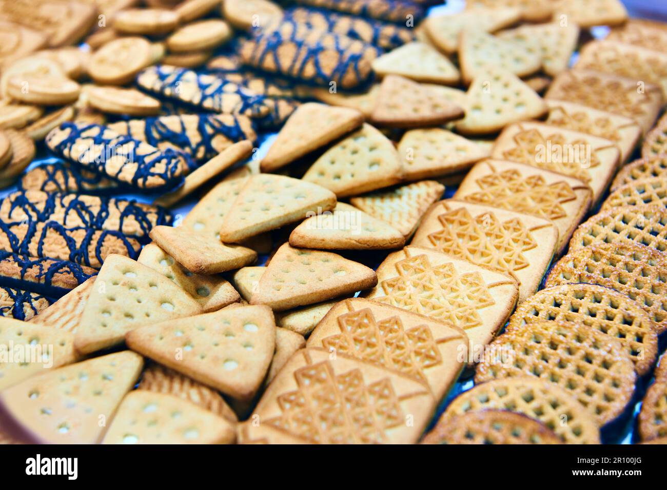 Cookie assortment in the store Stock Photo